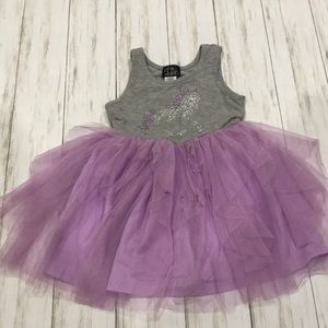 pink & violet unicorn dress